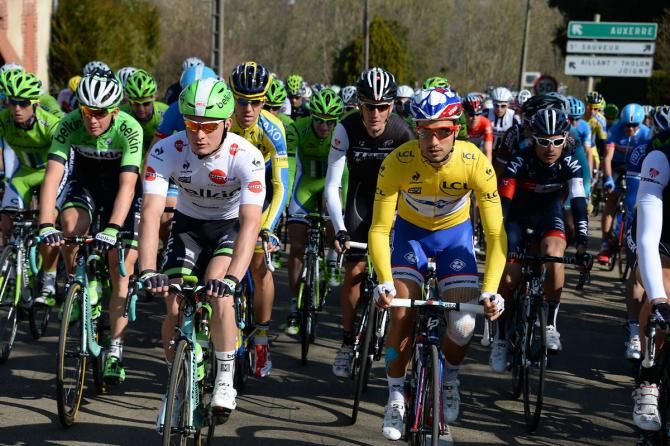 The classification leaders roll out first on stage 3 of Paris-Nice