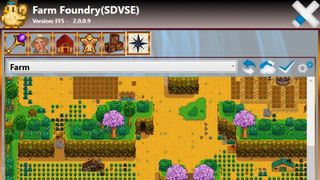 A screenshot of the save editor mod in Stardew Valley from Nexus Mods