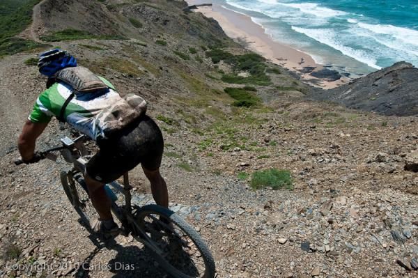 There were precipitous sections aplenty on the last day.