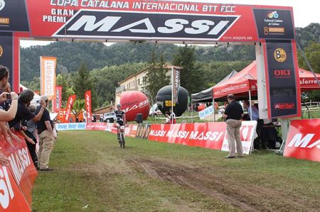 Inaki Lejarreta Errasti (Orbea) has time to celebrate his victory