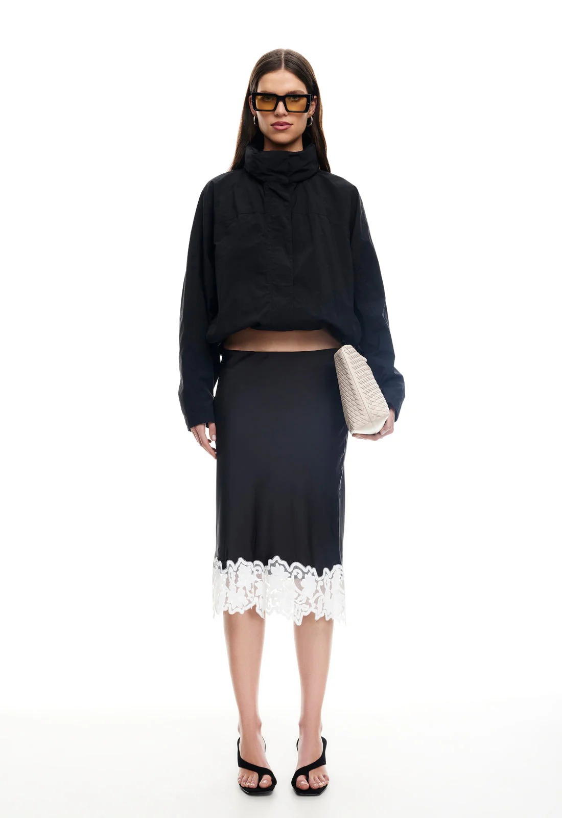 Anchored Midi Skirt - Noir - Xxs / Noir