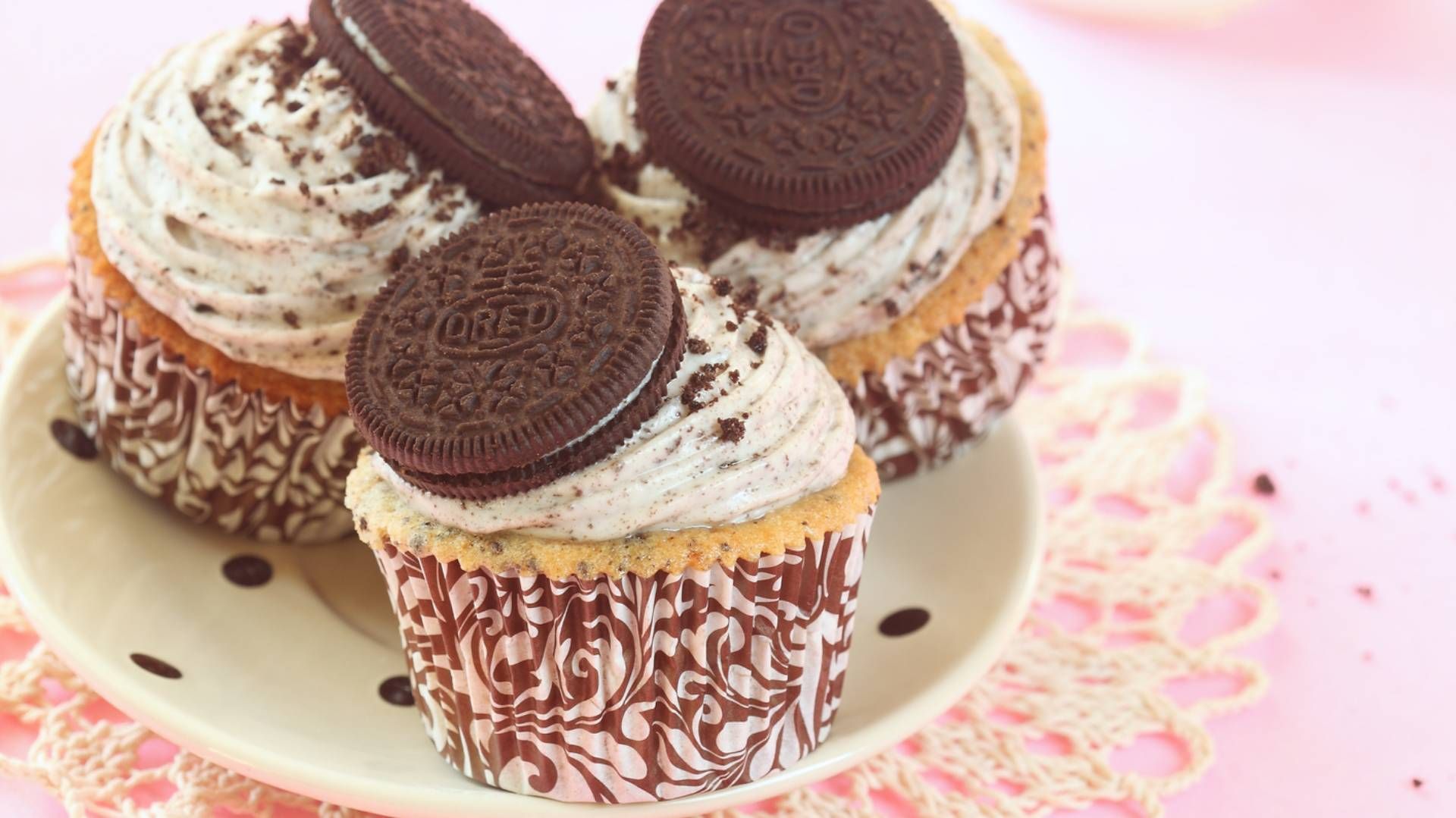 Oreo cupcakes recipe