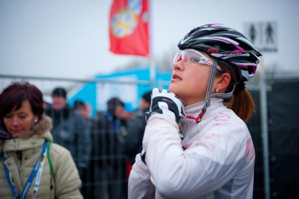 Toyooka Ayako (Panasonic Ladies) ready for the race
