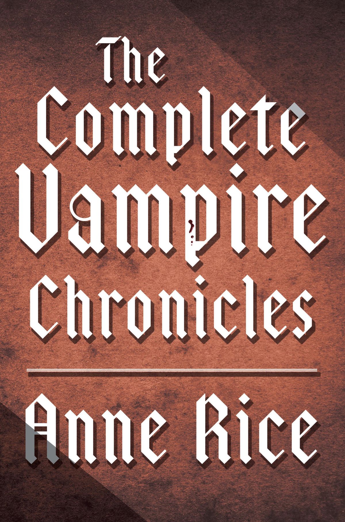 the cover of the vampire chronicles books boxset featuring the title in gothic lettering and the author anne rice's name