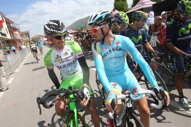 Valerio Agnoli (Astana) and Stefano Pirazzi (Bardiani-CSF)