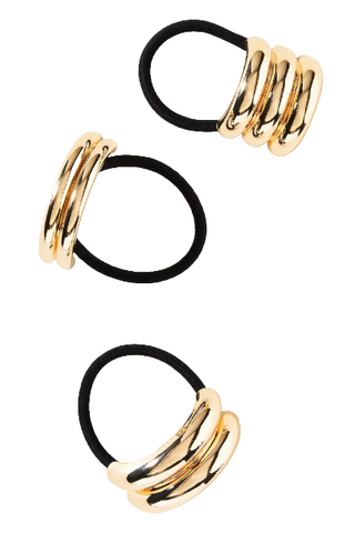 papasgix, Gold & Silver Ponytail Hair Cuffs