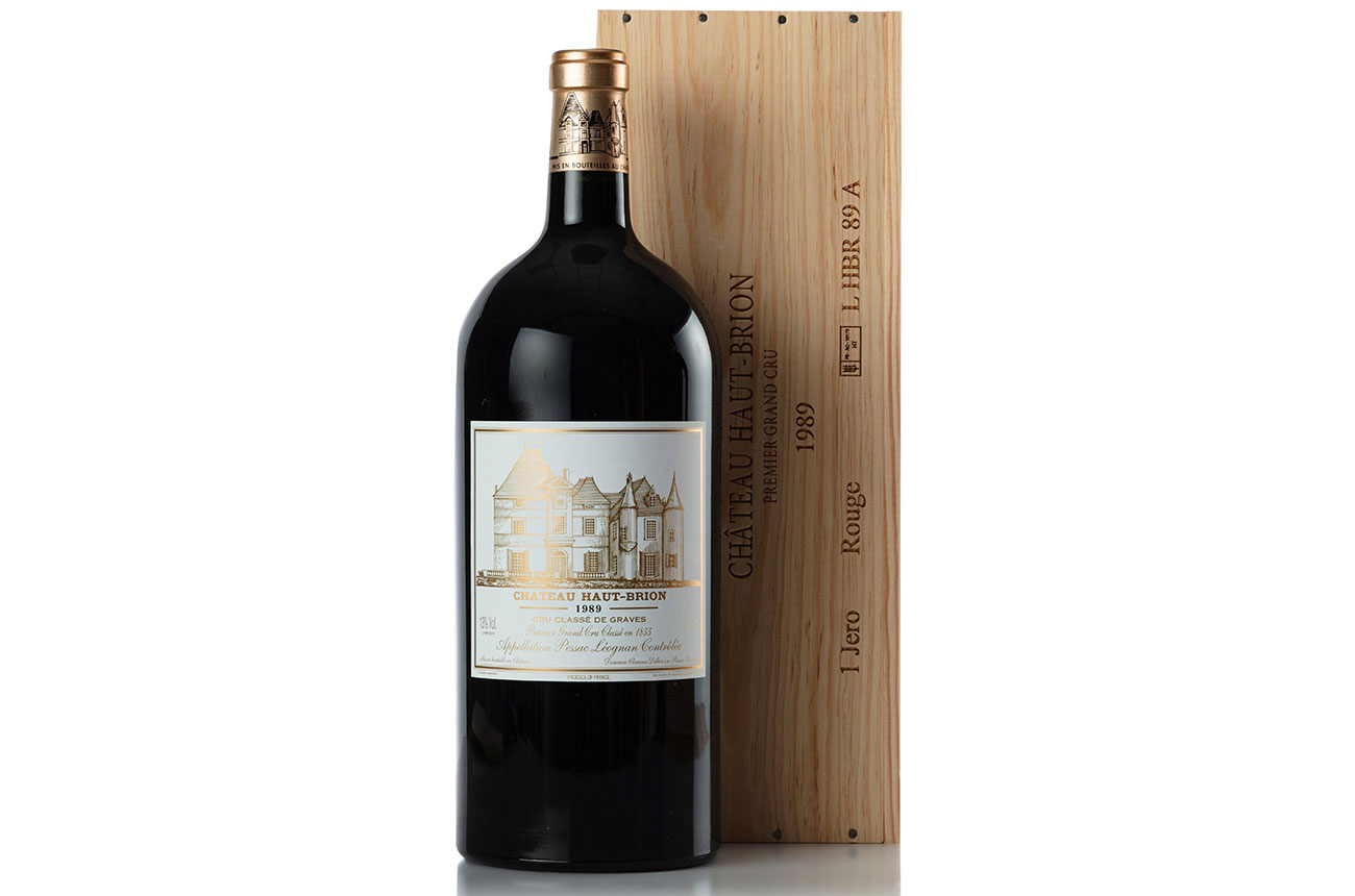 Jerboam of Ch&amp;acirc;teau Haut-Brion 1989, featured in Sotheby's auction