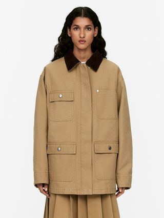 Lined Canvas Jacket - Beige - Arket Gb