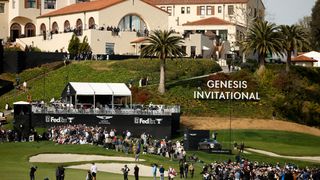 The ninth hole at Riviera Country Club