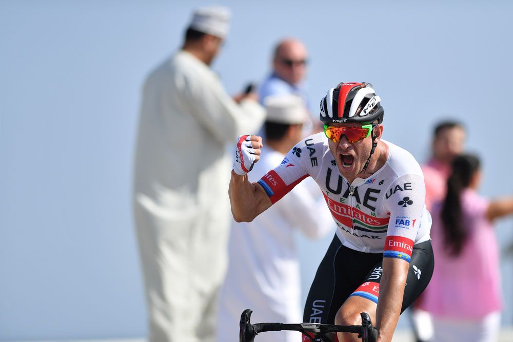 Alexander Kristoff (UAE Team Emirates) wins stage 1 of the 2019 Tour of Oman
