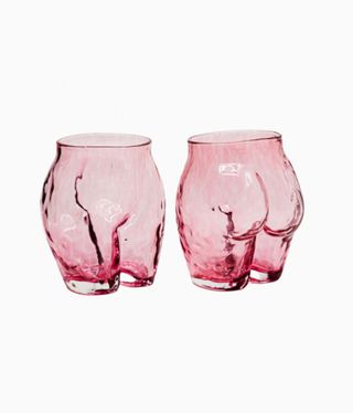 pink glass bums