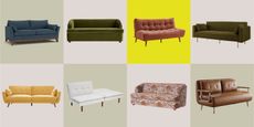 Mid-century style sofa beds