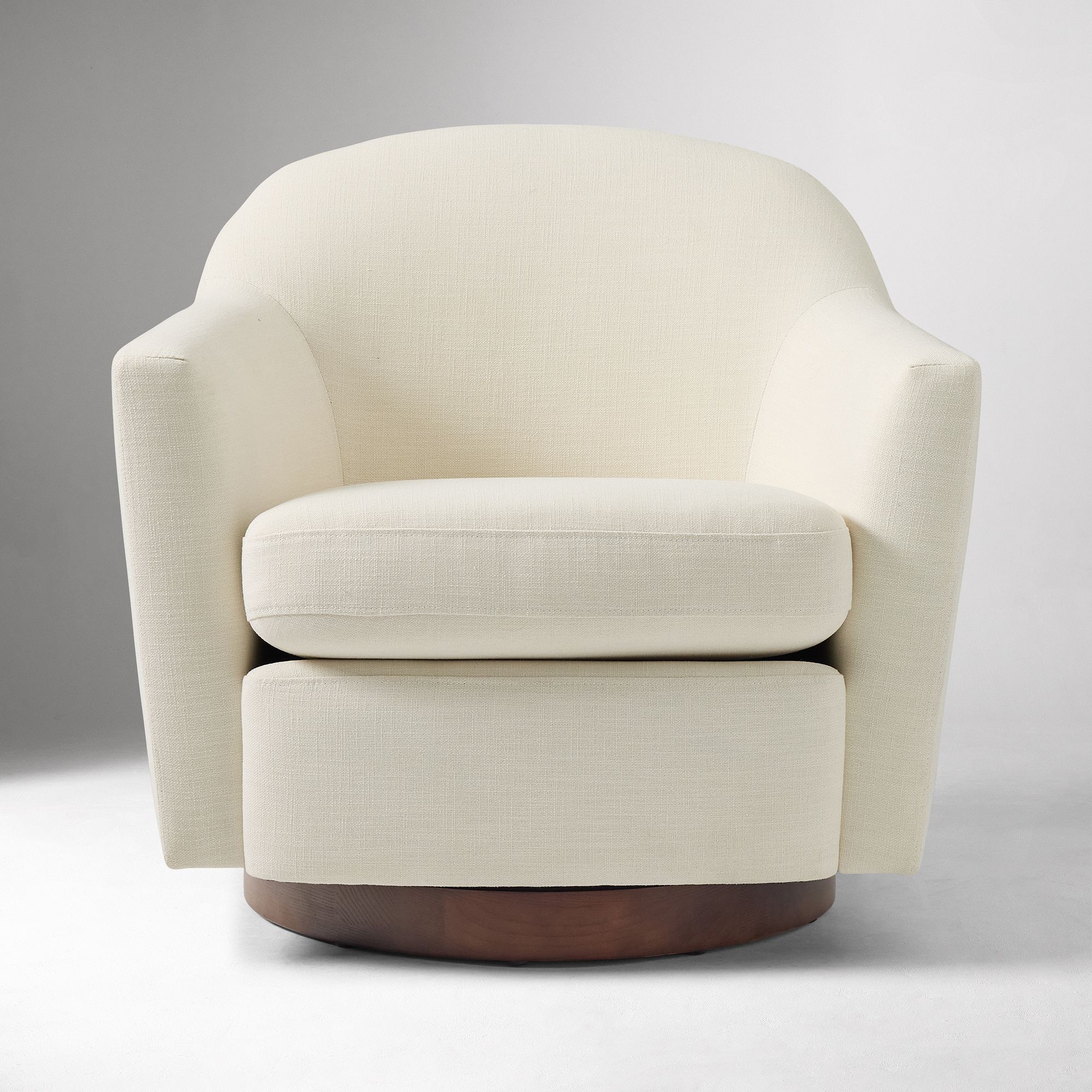 white arm chair
