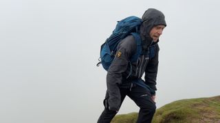 Highlander Ben Nevis 52L Rucksack: hiking in the rain