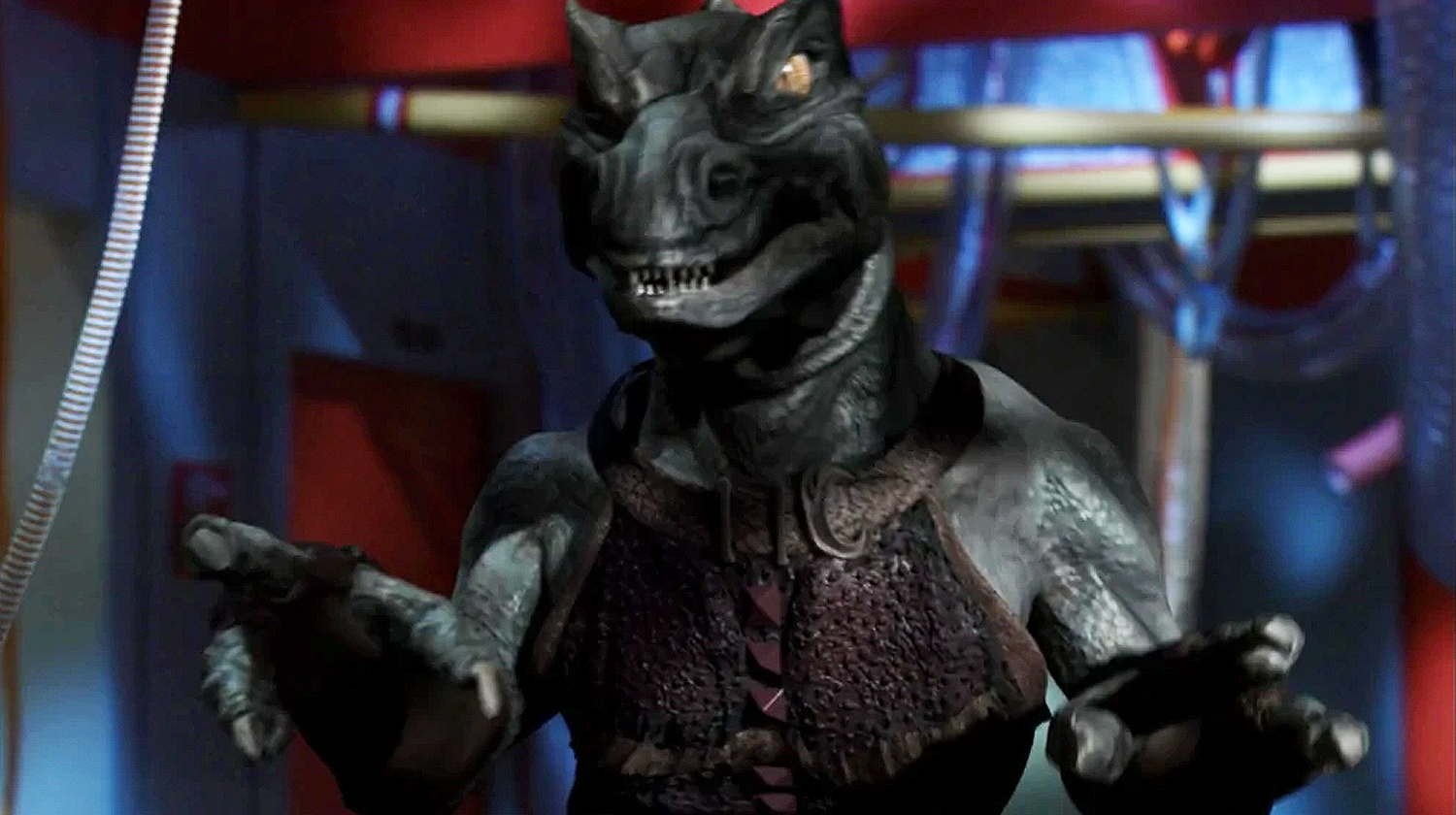 The Gorn, an alien lizard creature, seen in in Star Trek: Enterprise.