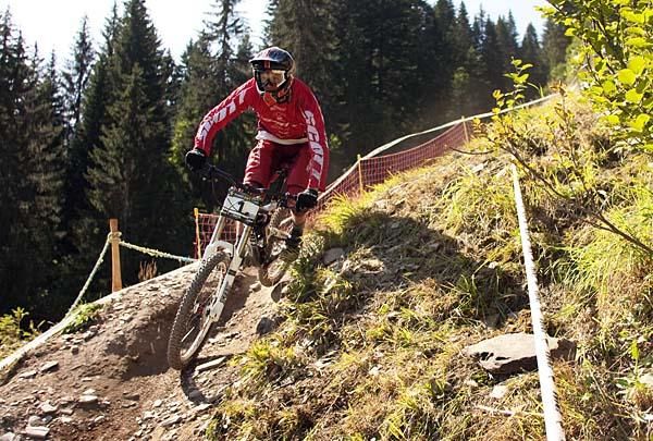 Nick Beer rode to a win in the men's race.
