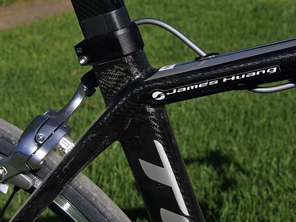 Giant's 'Fusion' process is used at the seat cluster on the new TCR Advanced SL. The joint is wrapped but then re-baked in a mold for better compaction and joint strength.