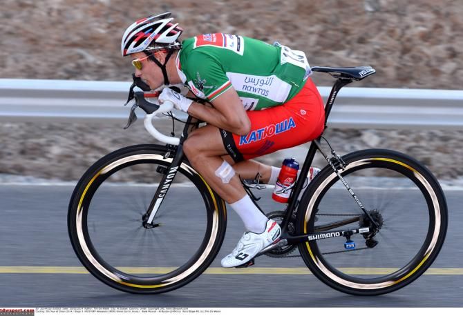 Alexander Kristoff (Katusha) gets aero in Oman