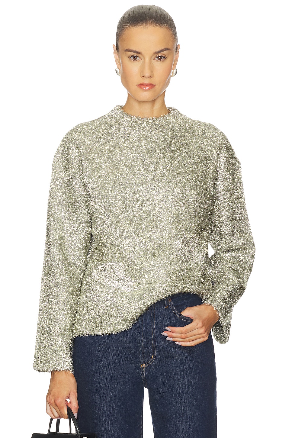 Cher Tinsel Knit Sweater