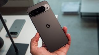 The Google Pixel 9 Pro XL in Obsidian