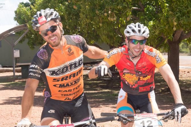 Friendly rivals &ndash; Cory Wallace and Mark Frendo