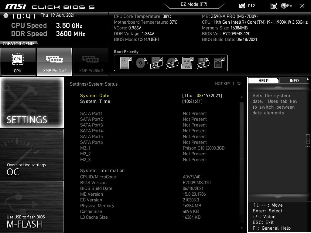 MSI MAG Z590-A Pro