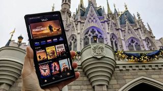 Disney plus on phone by Disney World