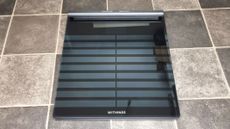 a picture of our reviewer's Withings Body Scan smart scale