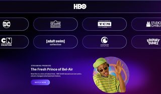 HBO Max Homepage