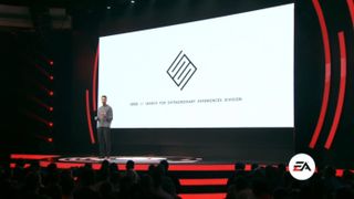Electronic Arts' new "Search for Extraordinary Experiences Division" announced on-stage at EA Play 2017.