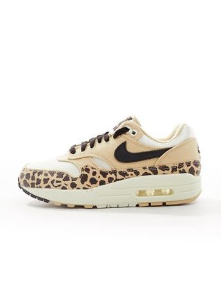 Nike Air Max 1 87 Trainers in Leopard Print