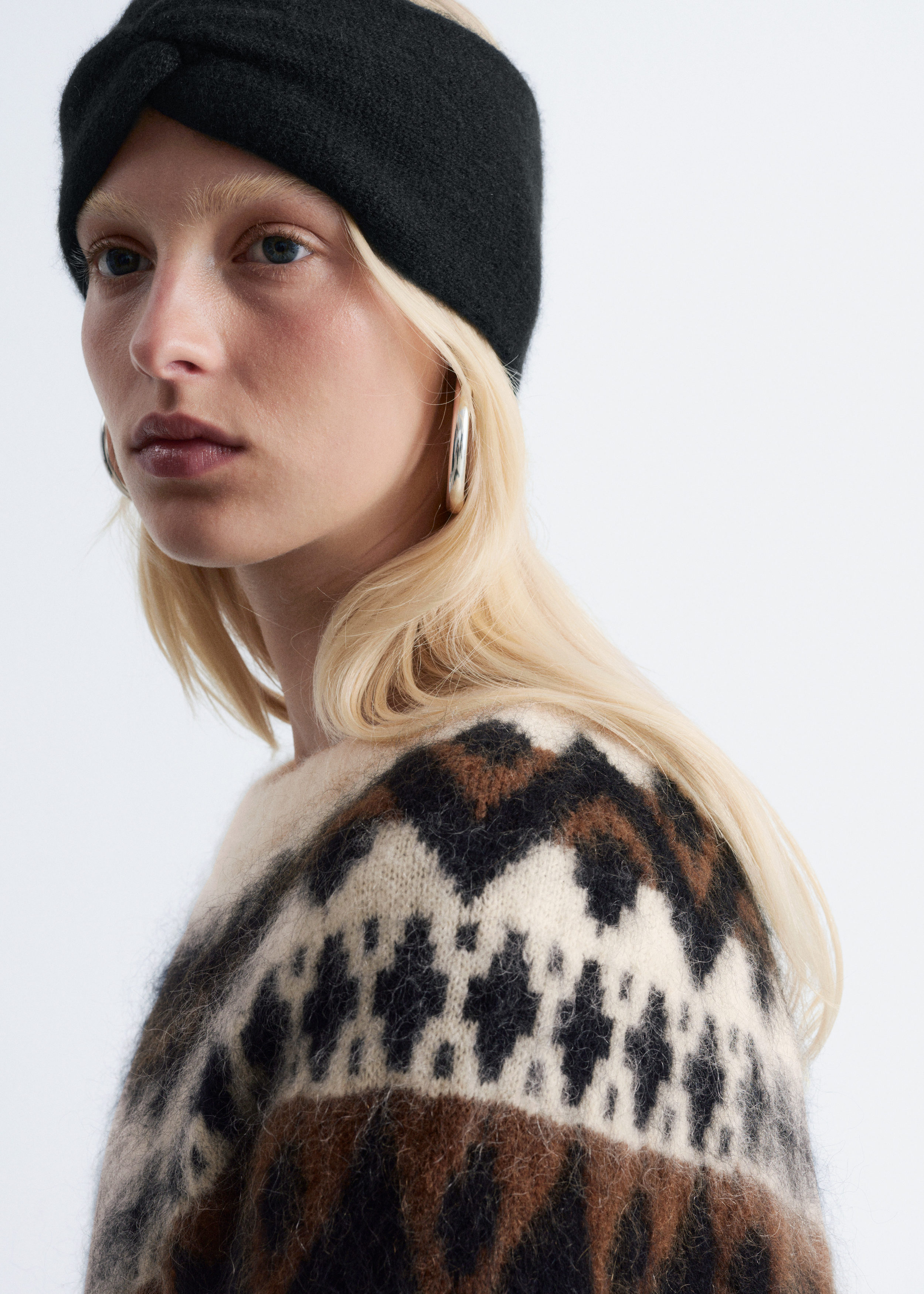 Twist-Front Cashmere Headband