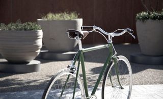The brand's debut bicycle collection is a contemporary take on the traditional town bike