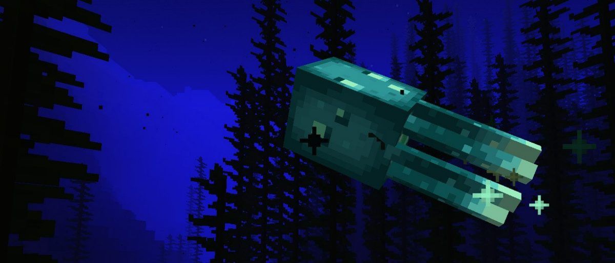 Minecraft gets glowing squids in its new Caves & Cliffs