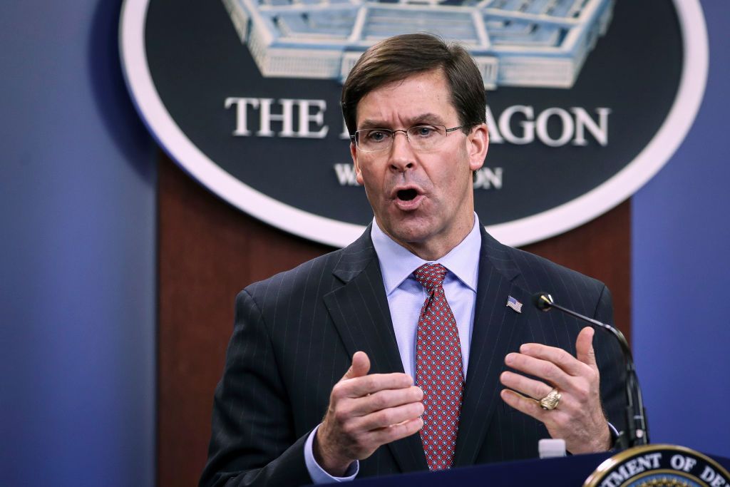 Defense Secretary Mark Esper.