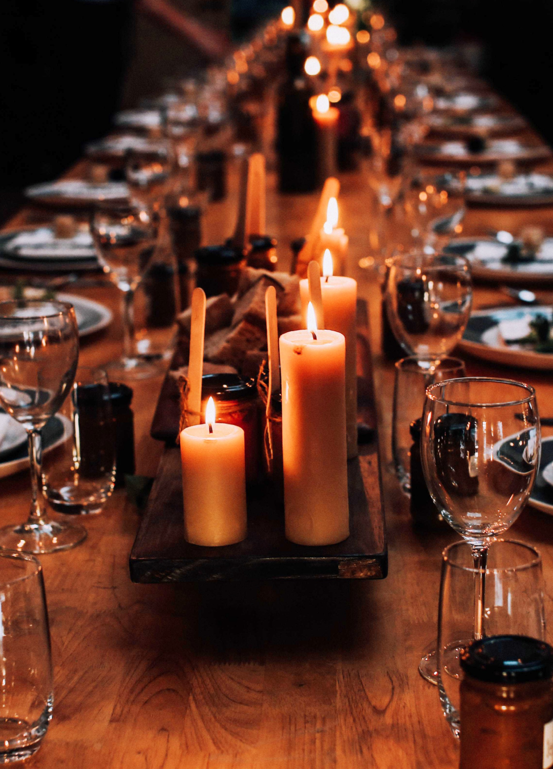 Romantic dinner party