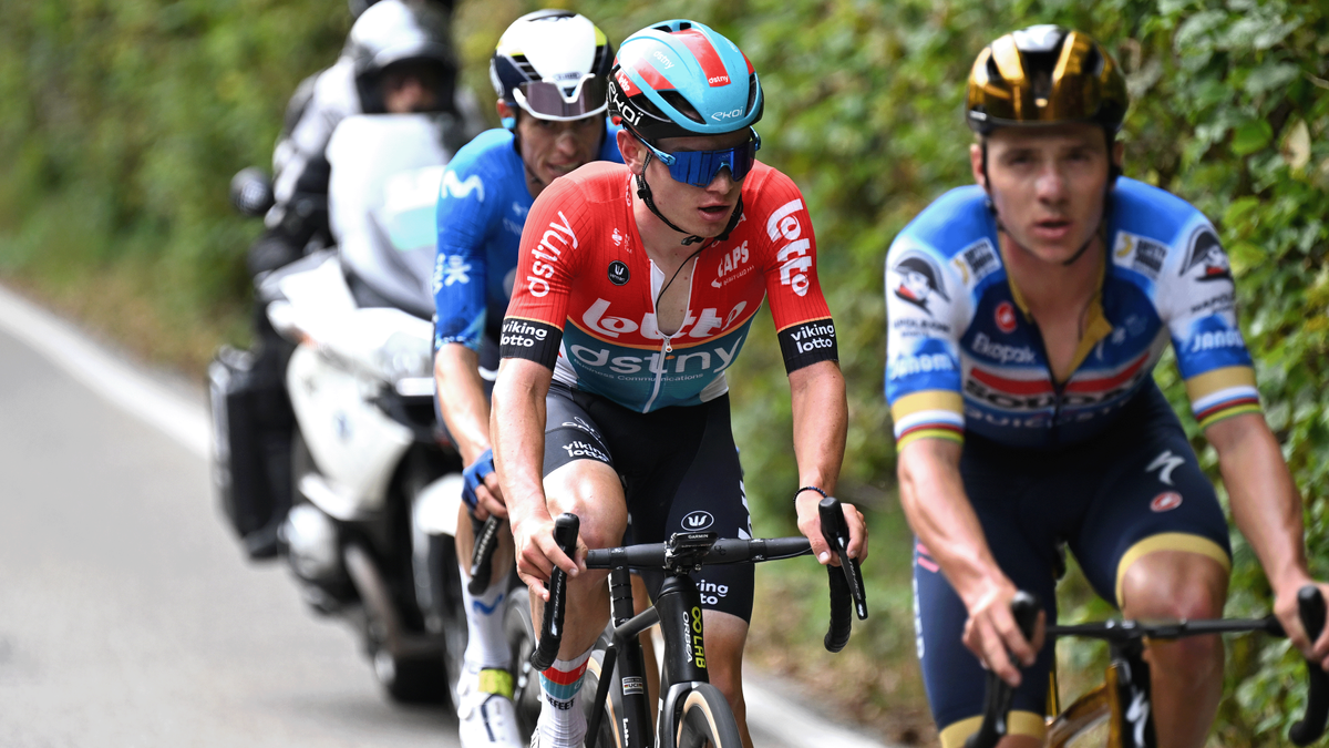 Lennert Van Eetvelt took seventh at Il Lombardia in just his second Monument appearance