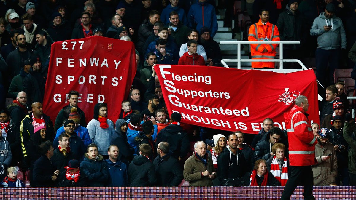 Liverpool ticket protest