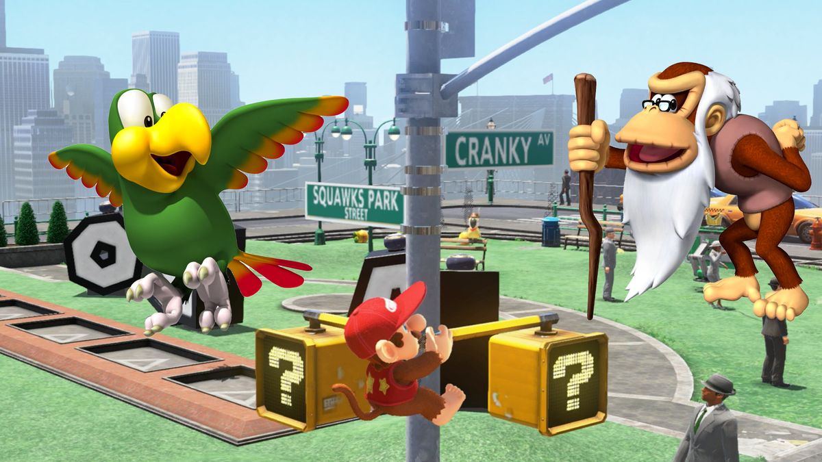 And Cranky of course, although Squawks gets his own park!