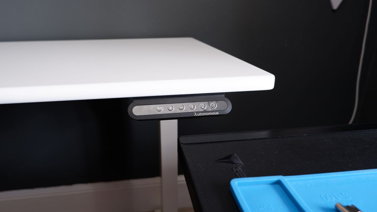 An Autonomous SmartDesk 5 being put together and installed in an office.