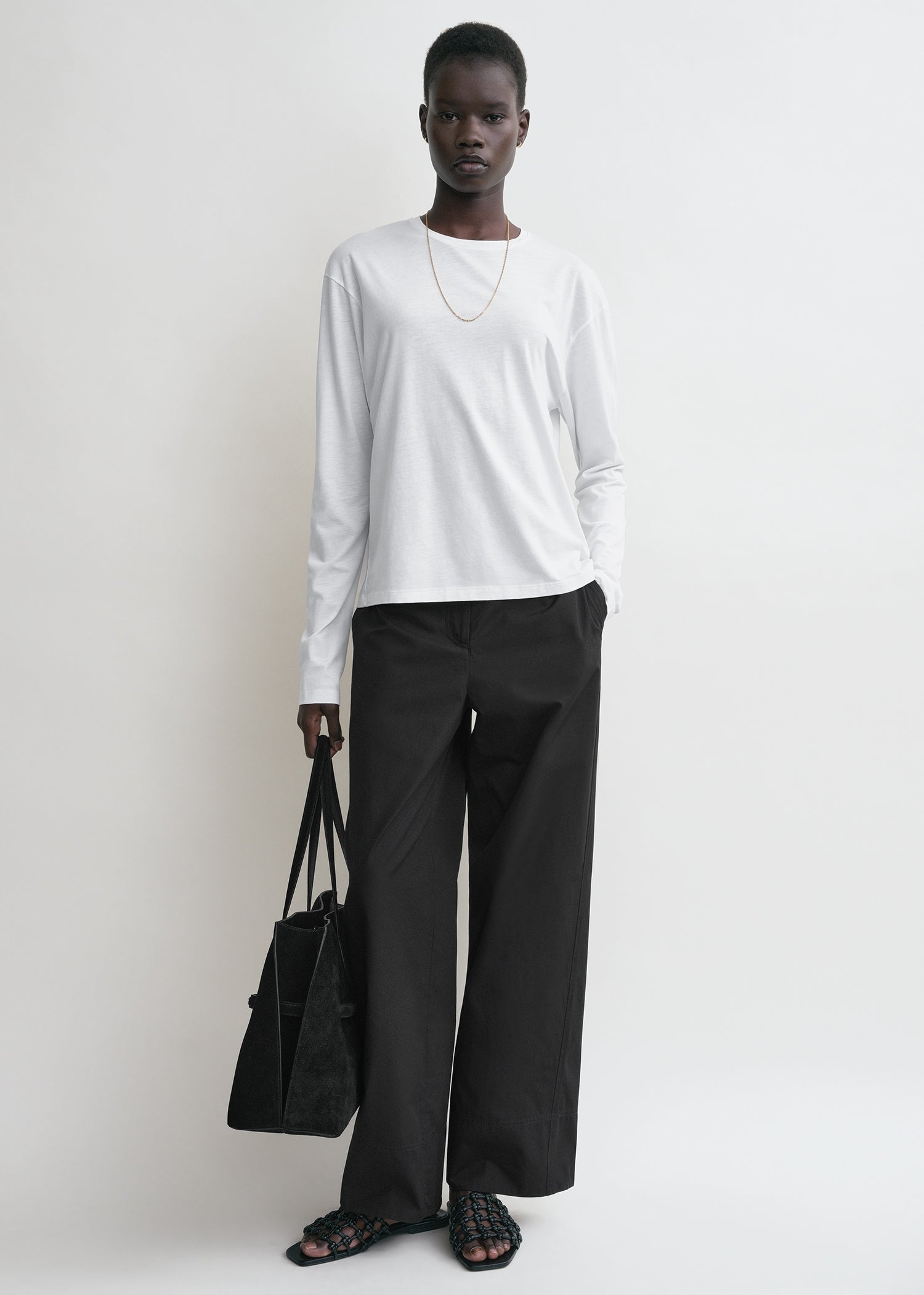 Classic Long-Sleeve Tee White