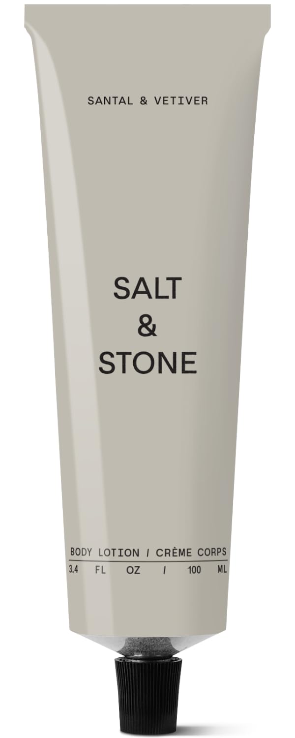 Salt &amp;amp; Stone, Salt &amp;amp; Stone Body Lotion for Women &amp;amp; Men, Vegan, Santal &amp;amp; Vetiver 3.4 Fl Oz