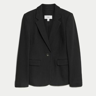 M&S Jersey Slim Single Breasted Blazer