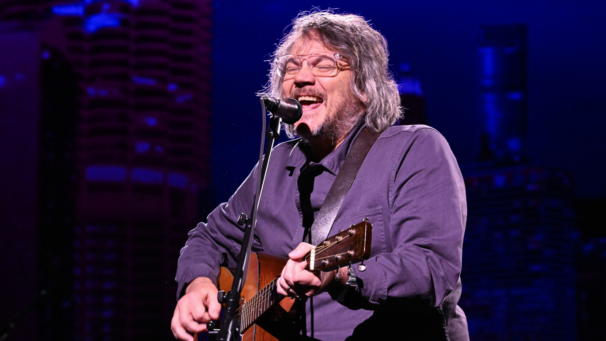 Jeff Tweedy performs on the The Late Show with Stephen Colbert