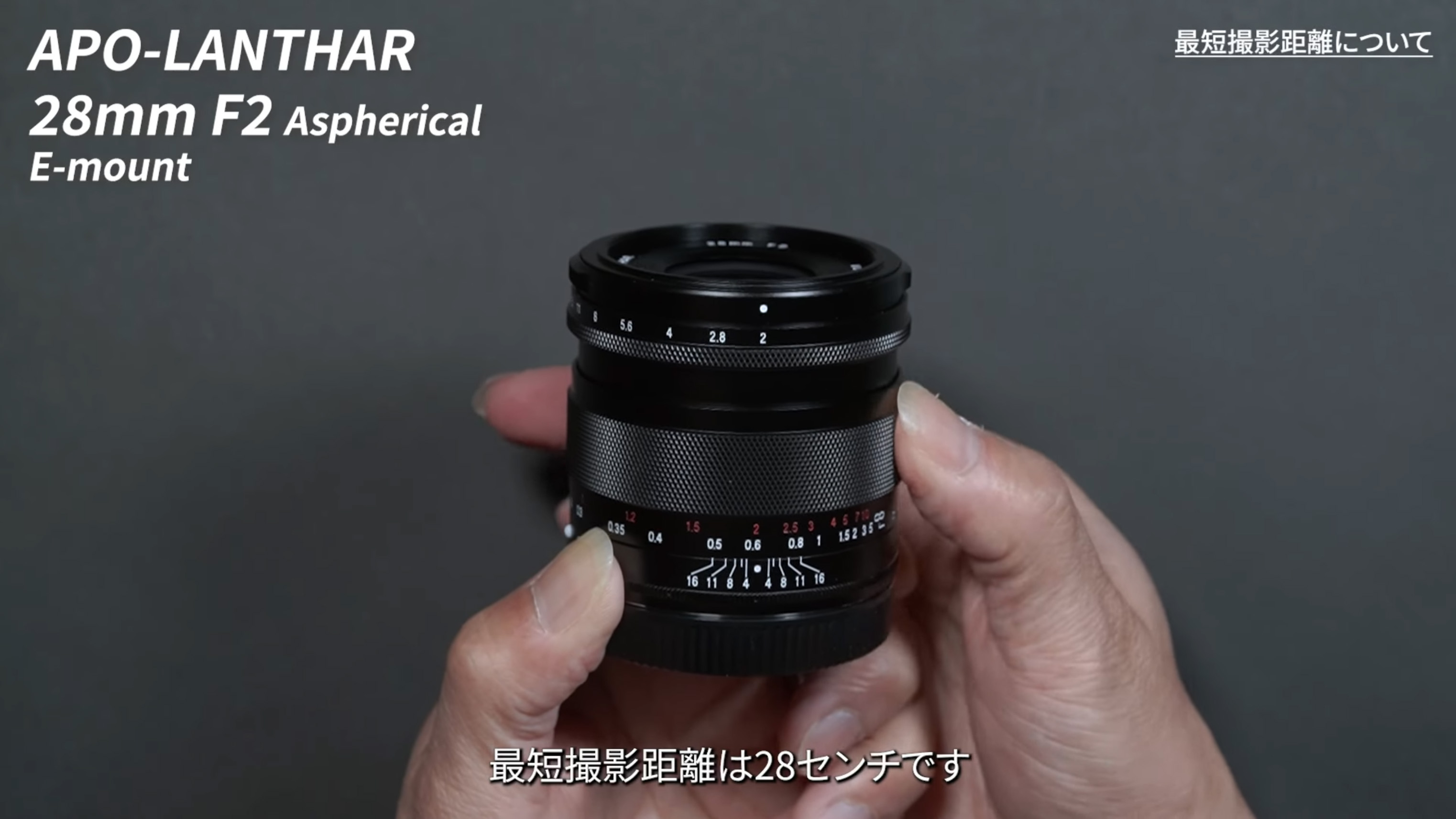 Voigtl&amp;auml;nder APO-LANTHAR 28mm F2 Aspherical