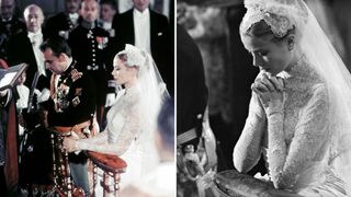 Grace Kelly on her wedding to Prince Rainier