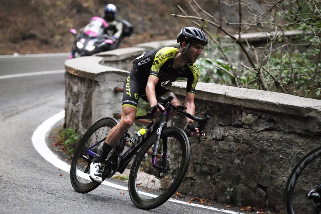 CAMIGLIATELLO SILANO ITALY OCTOBER 07 Simon Yates of The United Kingdom and Team Mitchelton Scott during the 103rd Giro dItalia 2020 Stage 5 a 225km stage from Mileto to Camigliatello Silano 1275m girodiitalia Giro on October 07 2020 in Camigliatello Silano Italy Photo by Tim de WaeleGetty Images