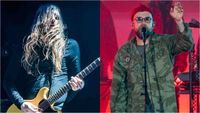 Kevin Starrs of Uncle Acid & The Deadbeats and Damon Albarn of Gorillaz performing live