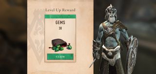 Elder Scrolls Blades gems - Level Up