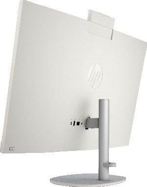 Rear view of the HP All-in-One 27 cr-0014na PC's monitor stand